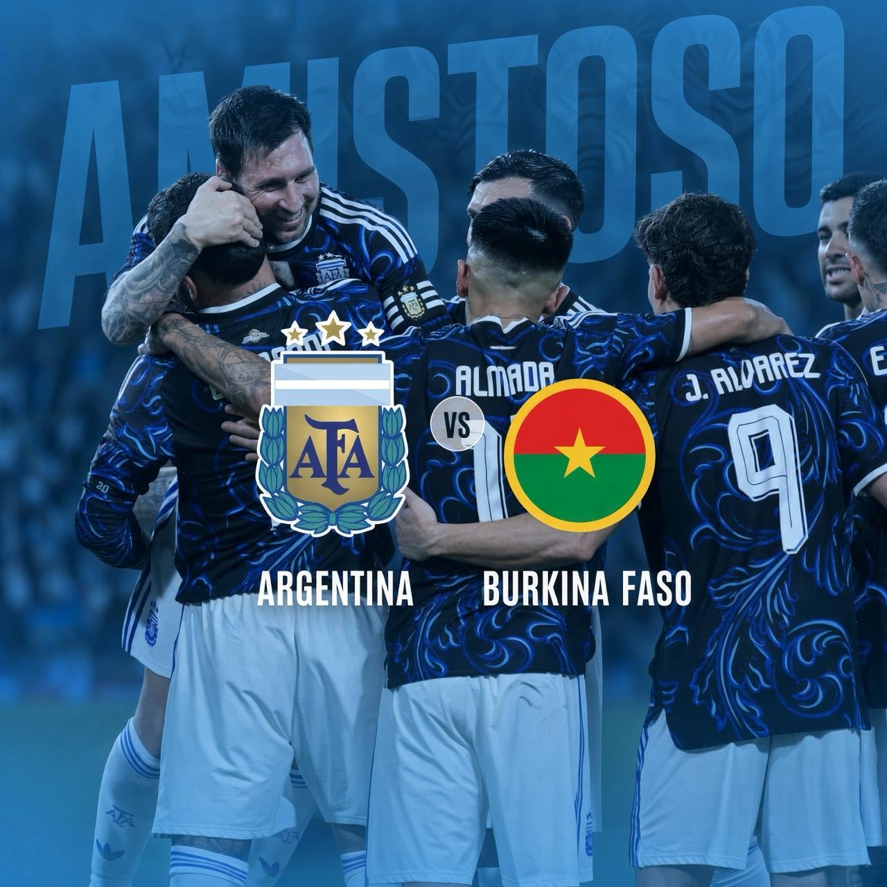 Argentina vs Burkina Faso - 03 OCT